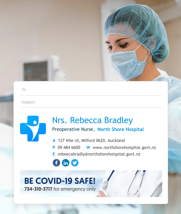 Nurse email signature